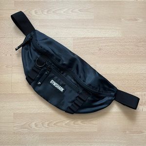 Black Gymshark Sling Bag, Fanny Pack, Belt Bag